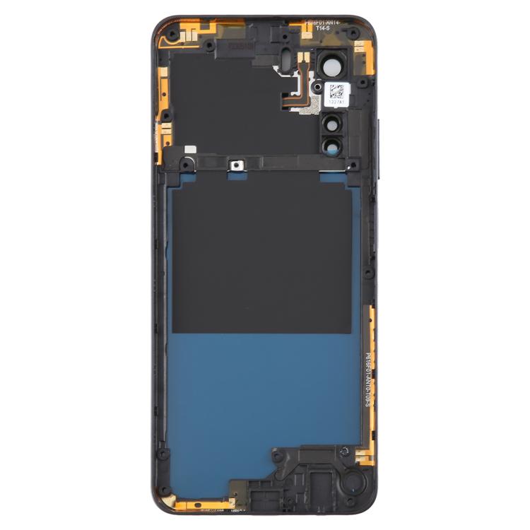 For ZTE nubia Neo 5G 8150N Plastic Battery Back Cover with Middle Frame / Camera Lens Cover(Black) - For ZTE by buy2fix | Online Shopping UK | buy2fix