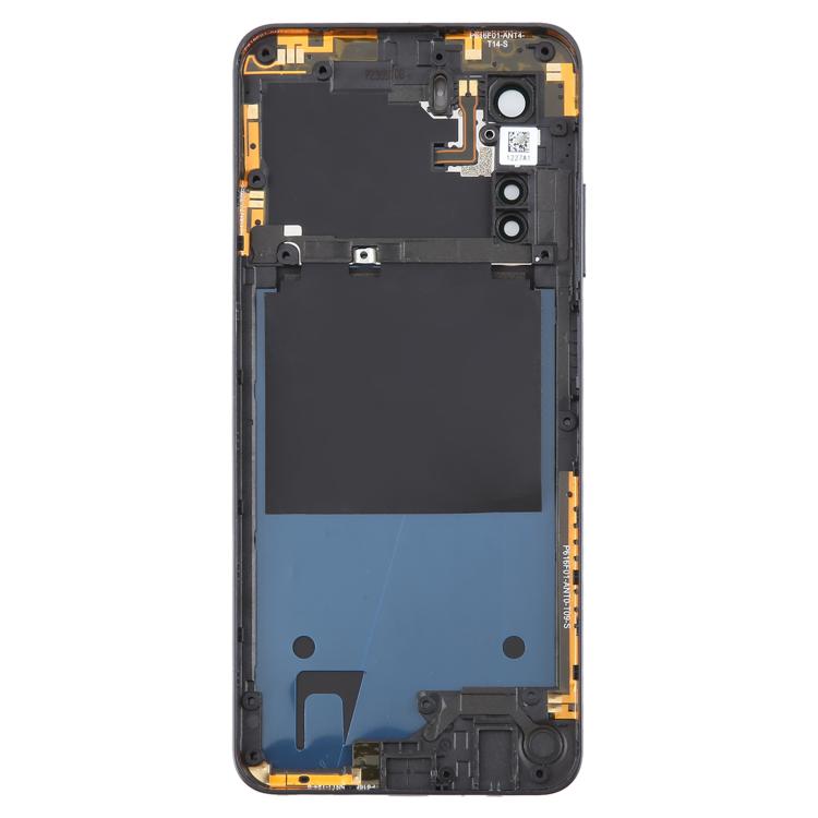 For ZTE nubia Neo 5G 8150N Plastic Battery Back Cover with Middle Frame / Camera Lens Cover(Yellow) - For ZTE by buy2fix | Online Shopping UK | buy2fix