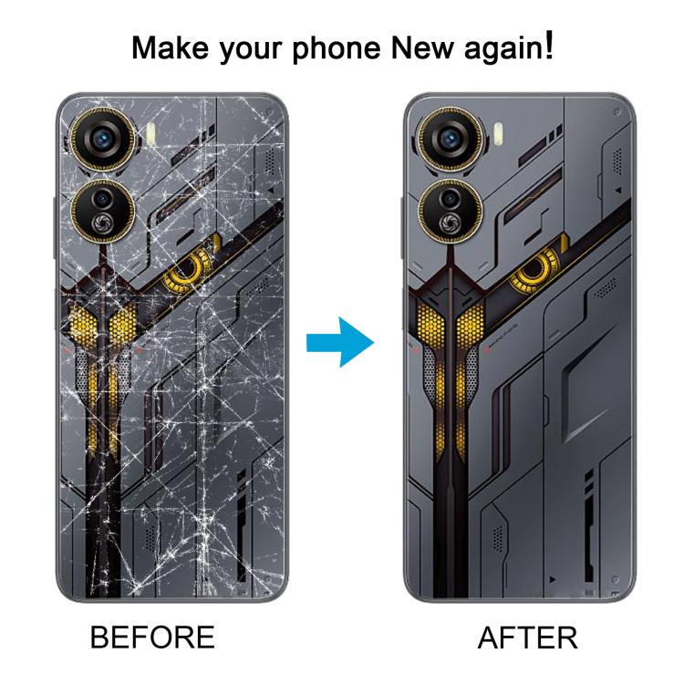 For ZTE nubia Neo 5G 8150N Plastic Battery Back Cover with Middle Frame / Camera Lens Cover(Black) - For ZTE by buy2fix | Online Shopping UK | buy2fix