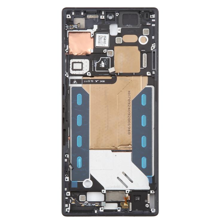 For ZTE nubia RedMagic 10 Pro Middle Frame Bezel Plate with In-Display Fingerprint Sensor Flex Cable (Black) - For ZTE by buy2fix | Online Shopping UK | buy2fix
