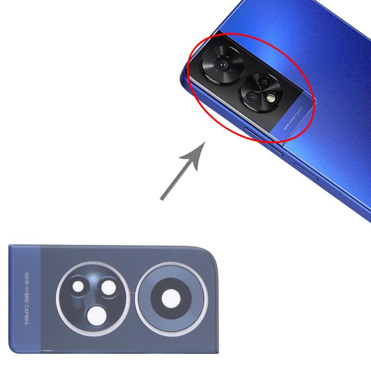 For TCL 50 5G OEM Back Camera Lens (Black) - For ZTE by buy2fix | Online Shopping UK | buy2fix