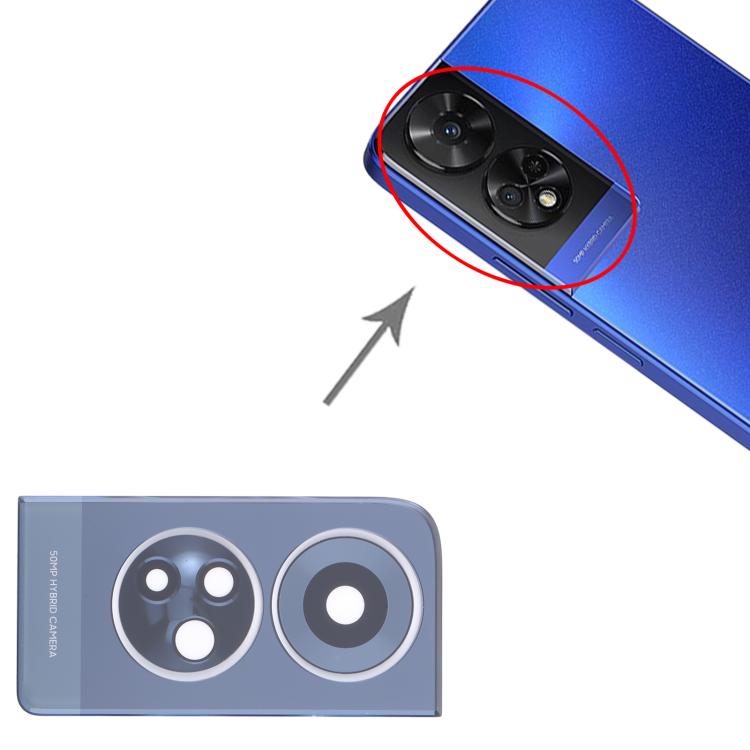 For TCL 50 5G OEM Back Camera Lens (Blue) - For ZTE by buy2fix | Online Shopping UK | buy2fix