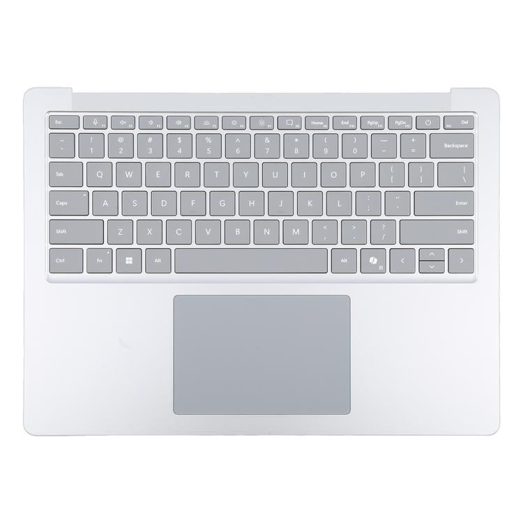 For Microsoft Surface Laptop 6 13.5 inch US Keyboard with C Shell / Touch Board (Silver) - Microsoft Spare Parts by buy2fix | Online Shopping UK | buy2fix