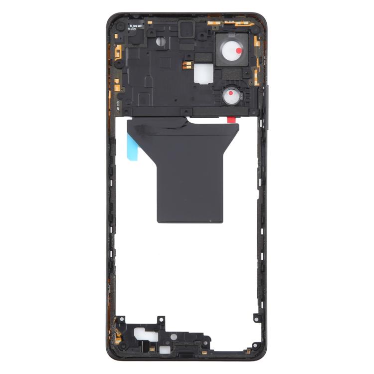 For Xiaomi Redmi Note 12 Pro 5G Original Middle Frame Bezel Plate (Black) - Frame Bezel Plate by buy2fix | Online Shopping UK | buy2fix