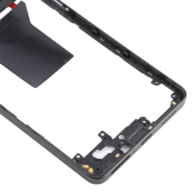 For Xiaomi Redmi Note 12 Pro 5G Original Middle Frame Bezel Plate (Black) - Frame Bezel Plate by buy2fix | Online Shopping UK | buy2fix