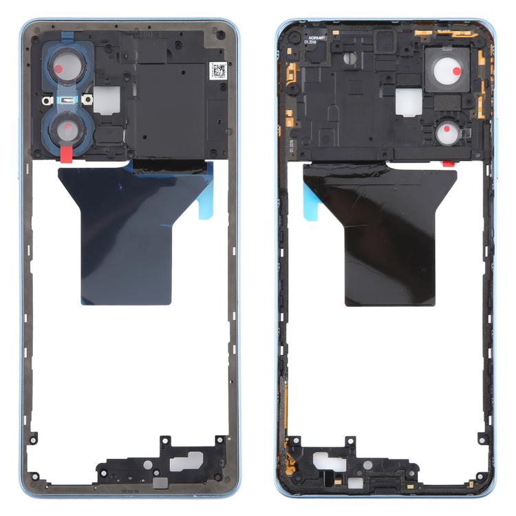 For Xiaomi Redmi Note 12 Pro 5G Original Middle Frame Bezel Plate (Blue) - Frame Bezel Plate by buy2fix | Online Shopping UK | buy2fix