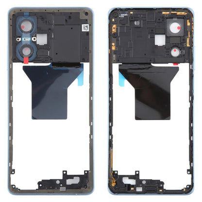 For Xiaomi Redmi Note 12 Pro 5G Original Middle Frame Bezel Plate (Blue) - Frame Bezel Plate by buy2fix | Online Shopping UK | buy2fix