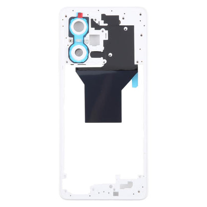 For Xiaomi Redmi Note 12 Pro 5G Original Middle Frame Bezel Plate (White) - Frame Bezel Plate by buy2fix | Online Shopping UK | buy2fix