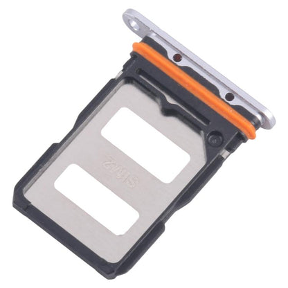 For Xiaomi 14T Pro 5G 10pcs Original SIM Card Tray + SIM Card Tray (Silver) - Card Tray by buy2fix | Online Shopping UK | buy2fix
