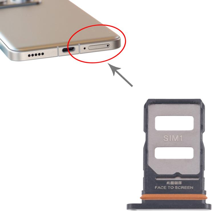 For Xiaomi Redmi Note 14 Pro+ 5G 10pcs Original SIM Card Tray + SIM Card Tray (Gold) - Card Tray by buy2fix | Online Shopping UK | buy2fix