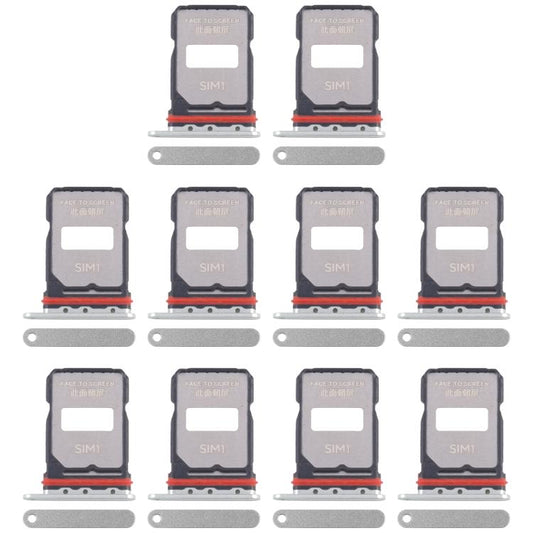 For Xiaomi Poco F7 Pro 10pcs Original SIM Card Tray + SIM Card Tray (Green) - Card Tray by buy2fix | Online Shopping UK | buy2fix