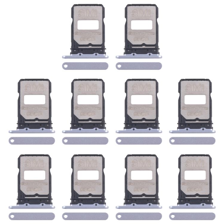 For Xiaomi Poco F7 Pro 10pcs Original SIM Card Tray + SIM Card Tray (Blue) - Card Tray by buy2fix | Online Shopping UK | buy2fix