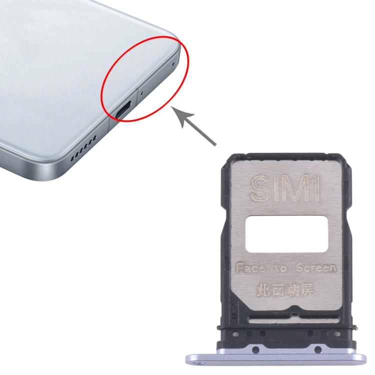 For Xiaomi Poco F7 Pro 10pcs Original SIM Card Tray + SIM Card Tray (Blue) - Card Tray by buy2fix | Online Shopping UK | buy2fix