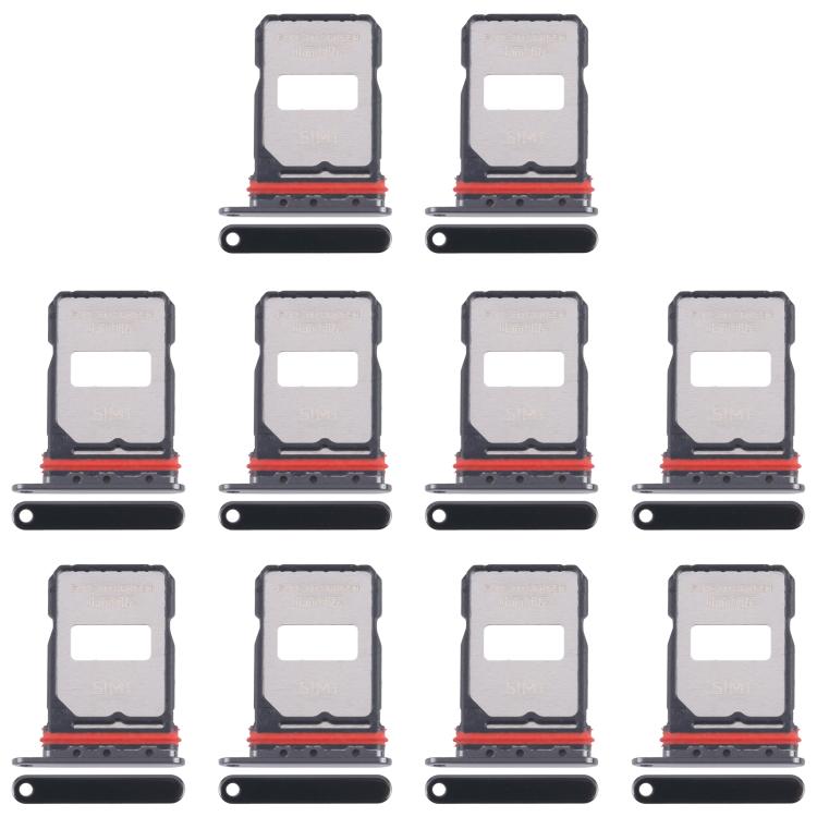 For Xiaomi Redmi K80 Pro 10pcs Original SIM Card Tray + SIM Card Tray (Jet Black) - Card Tray by buy2fix | Online Shopping UK | buy2fix