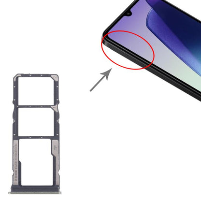 For Xiaomi Redmi 14R 5G 10pcs Original SIM Card Tray + SIM Card Tray + Micro SD Card Tray (Green) - Card Tray by buy2fix | Online Shopping UK | buy2fix