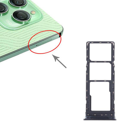 For Tecno Spark 20 Pro 4G 10pcs Original SIM Card Tray + SIM Card Tray + Micro SD Card Tray (Gold) - Card Tray by buy2fix | Online Shopping UK | buy2fix