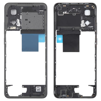 For OPPO A78 4G Original Middle Frame Bezel Plate (Black) - Frame Bezel Plate by buy2fix | Online Shopping UK | buy2fix