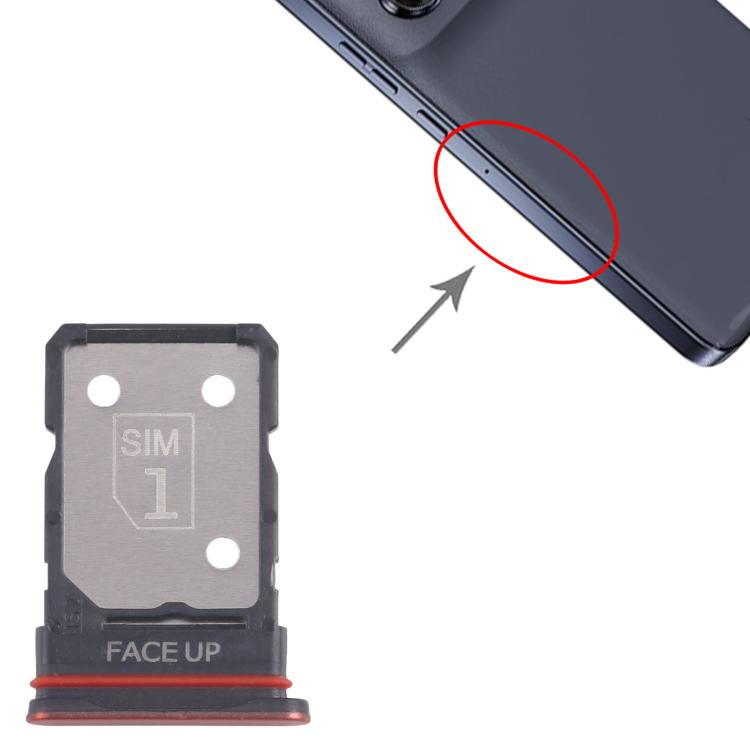 For Motorola Edge 50 Neo 10pcs Original SIM Card Tray + SIM Card Tray (Red) - Card Socket by buy2fix | Online Shopping UK | buy2fix