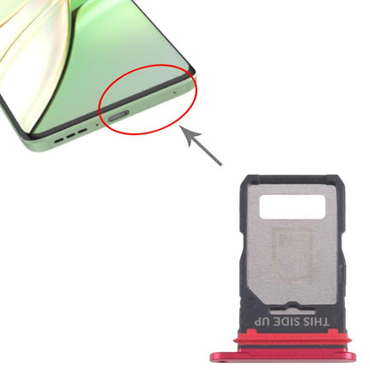 For Motorola Edge 40 XT2303-2 10pcs Original SIM Card Tray + SIM Card Tray (Red) - Card Socket by buy2fix | Online Shopping UK | buy2fix