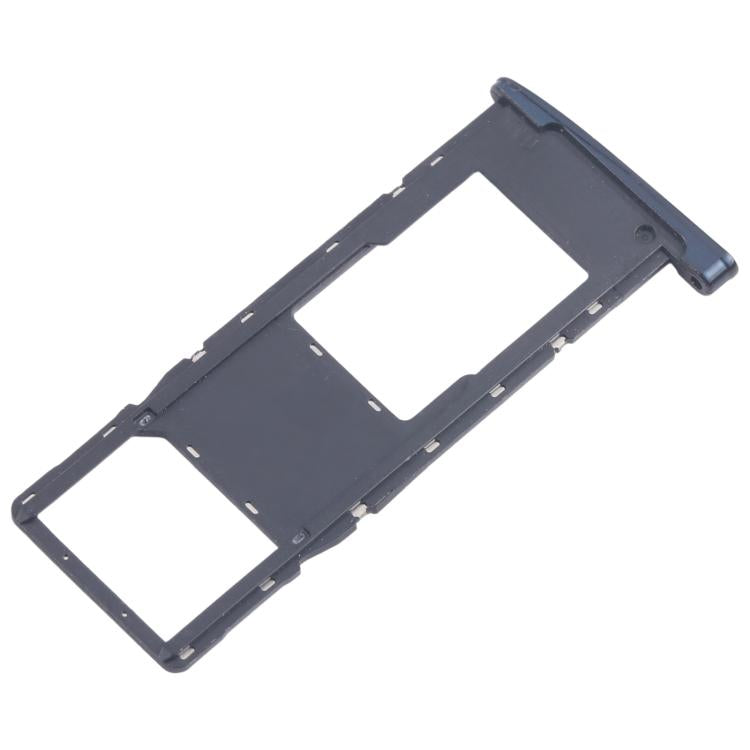 For Motorola Moto G6 Plus 10pcs Original SIM + Micro SD Card Tray (Black) - Card Socket by buy2fix | Online Shopping UK | buy2fix
