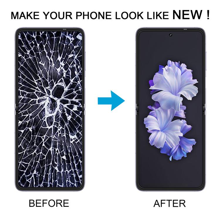 For Tecno Phantom V Flip2 Original AMOLED Material LCD Screen with Digitizer Full Assembly - LCD Screen by buy2fix | Online Shopping UK | buy2fix