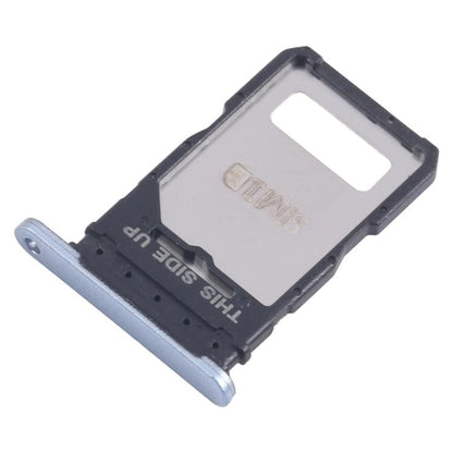 For Motorola Edge 50 Fusion 10pcs Original SIM Card Tray + SIM Card Tray (Blue) - Card Socket by buy2fix | Online Shopping UK | buy2fix