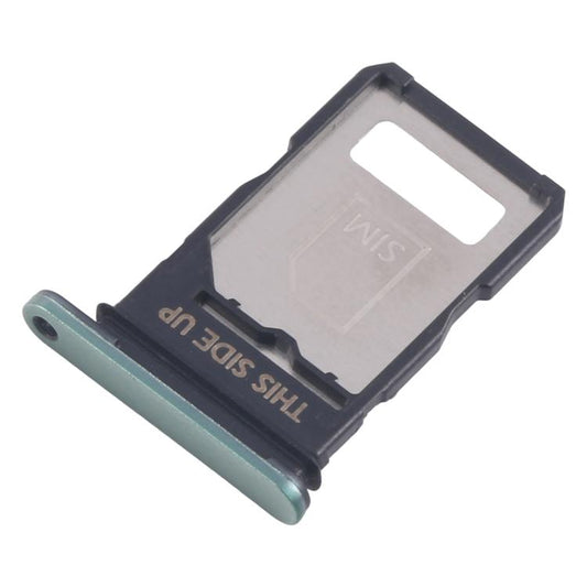 For Motorola Edge 40 Neo XT2307-1 10pcs Original SIM Card Tray (Green) - Card Socket by buy2fix | Online Shopping UK | buy2fix