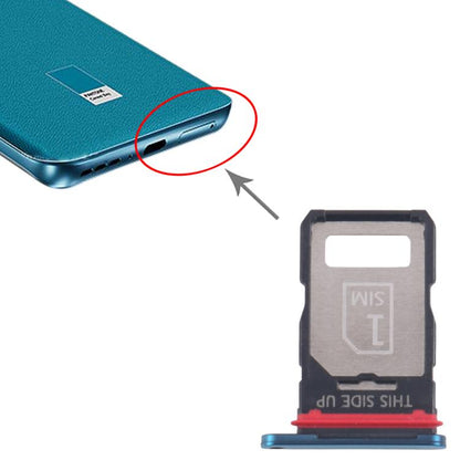 For Motorola Edge 40 Neo XT2307-1 10pcs Original SIM Card Tray (Blue) - Card Socket by buy2fix | Online Shopping UK | buy2fix