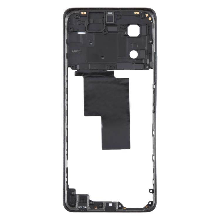 For OPPO A58 4G CPH2577 Original Middle Frame Bezel Plate (Black) - Frame Bezel Plate by buy2fix | Online Shopping UK | buy2fix