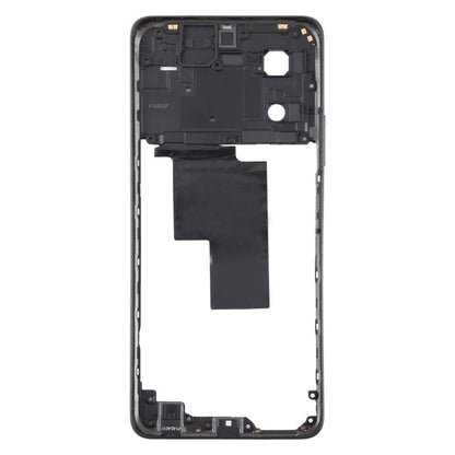 For OPPO A58 4G CPH2577 Original Middle Frame Bezel Plate (Black) - Frame Bezel Plate by buy2fix | Online Shopping UK | buy2fix