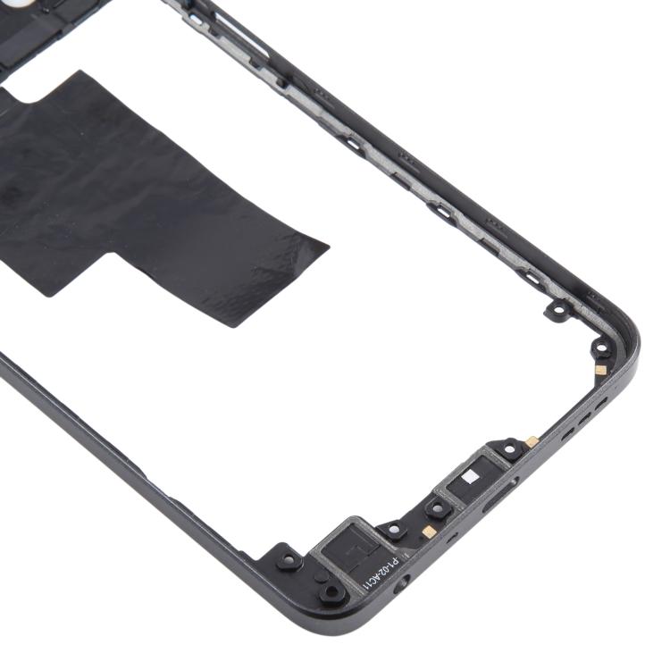 For OPPO A58 4G CPH2577 Original Middle Frame Bezel Plate (Black) - Frame Bezel Plate by buy2fix | Online Shopping UK | buy2fix
