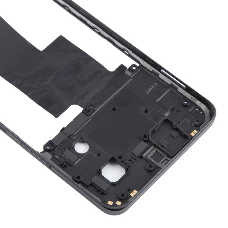 For OPPO A58 4G CPH2577 Original Middle Frame Bezel Plate (Black) - Frame Bezel Plate by buy2fix | Online Shopping UK | buy2fix