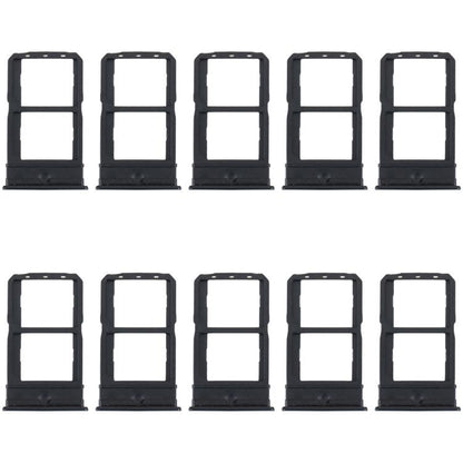 For vivo iQOO Neo5 Lite V2118A 10pcs Original SIM Card Tray + SIM Card Tray (Black) - Card Tray by buy2fix | Online Shopping UK | buy2fix