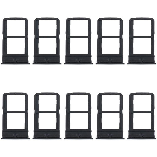 For vivo iQOO Neo5 Lite V2118A 10pcs Original SIM Card Tray + SIM Card Tray (Black) - Card Tray by buy2fix | Online Shopping UK | buy2fix