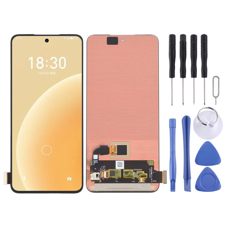 For Meizu 20 Original AMOLED Material LCD Screen with Digitizer Full Assembly (Black) - For Meizu by buy2fix | Online Shopping UK | buy2fix