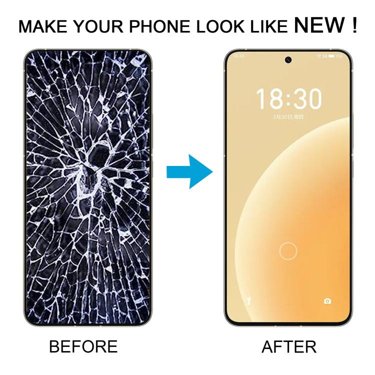 For Meizu 20 Original AMOLED Material LCD Screen with Digitizer Full Assembly (Black) - For Meizu by buy2fix | Online Shopping UK | buy2fix