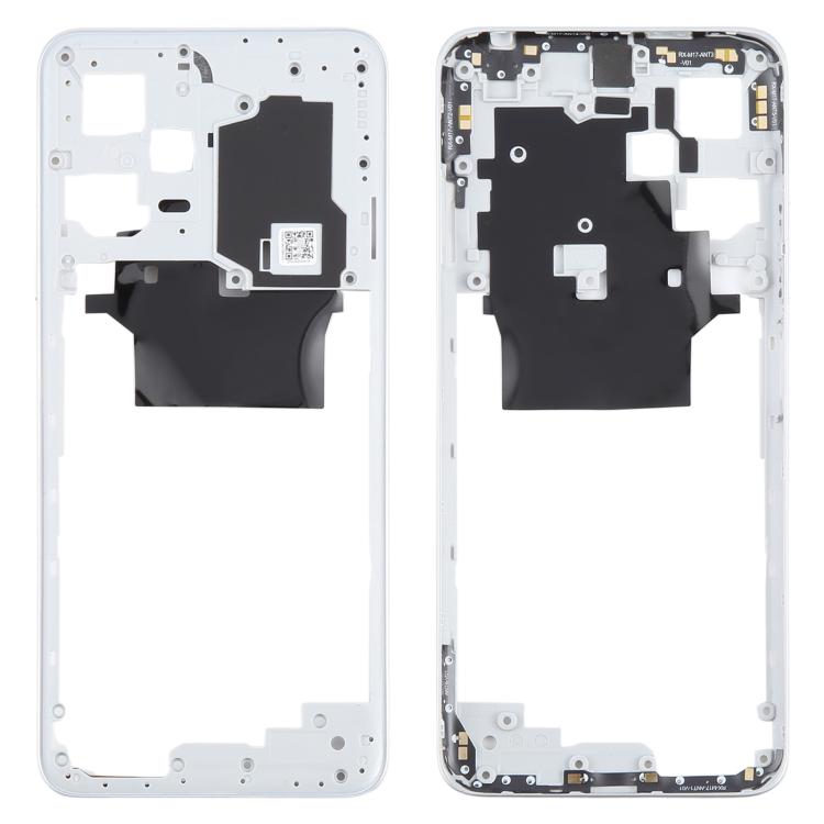 For Xiaomi Redmi Note 12 5G Original Middle Frame Bezel Plate (Silver) - Frame Bezel Plate by buy2fix | Online Shopping UK | buy2fix