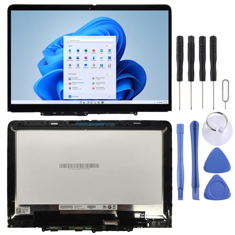 For Lenovo 300W Yoga Gen 4 82VM 82VN 1366x768 60HZ LCD Screen Digitizer Full Assembly with Frame - Lenovo Spare Parts by buy2fix | Online Shopping UK | buy2fix
