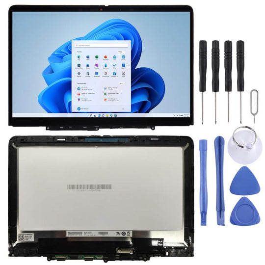 For Lenovo 300W Yoga Gen 4 82VM 82VN 1366x768 60HZ LCD Screen Digitizer Full Assembly with Frame