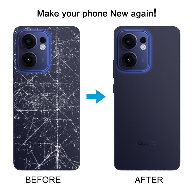 For OPPO Reno13 F Original Back Cover with Camera Lens Cover(Dark blue) - Back Cover by buy2fix | Online Shopping UK | buy2fix