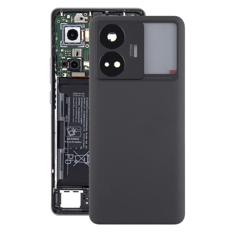 For Realme GT3 Original Back Cover with Camera Lens Cover(Black) - Back Cover by buy2fix | Online Shopping UK | buy2fix