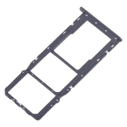 For ZTE Blade A35 SIM Card Tray + SIM Card Tray + Micro SD Card Tray (Black) - For ZTE by buy2fix | Online Shopping UK | buy2fix