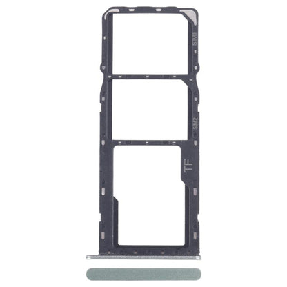 For ZTE Blade A35 SIM Card Tray + SIM Card Tray + Micro SD Card Tray (Green) - For ZTE by buy2fix | Online Shopping UK | buy2fix
