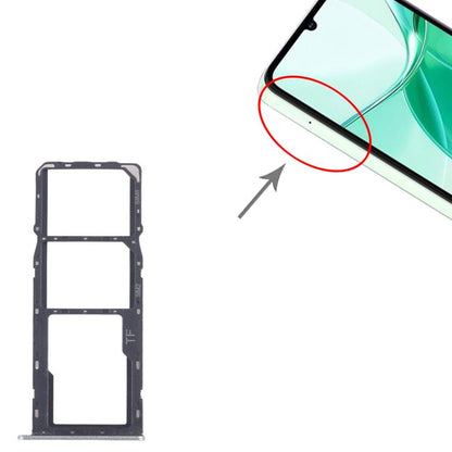 For ZTE Blade A35 SIM Card Tray + SIM Card Tray + Micro SD Card Tray (Green) - For ZTE by buy2fix | Online Shopping UK | buy2fix