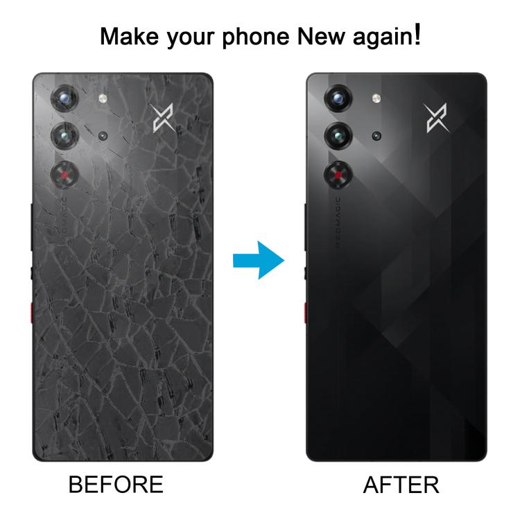 For ZTE Nubia RedMagic 10 Pro / 10 Pro+ NX789J Back Cover with Flash Shield(White) - For ZTE by buy2fix | Online Shopping UK | buy2fix