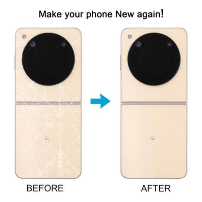 For ZTE Nubia Flip 5G NX724J Back Cover(Black) - For ZTE by buy2fix | Online Shopping UK | buy2fix