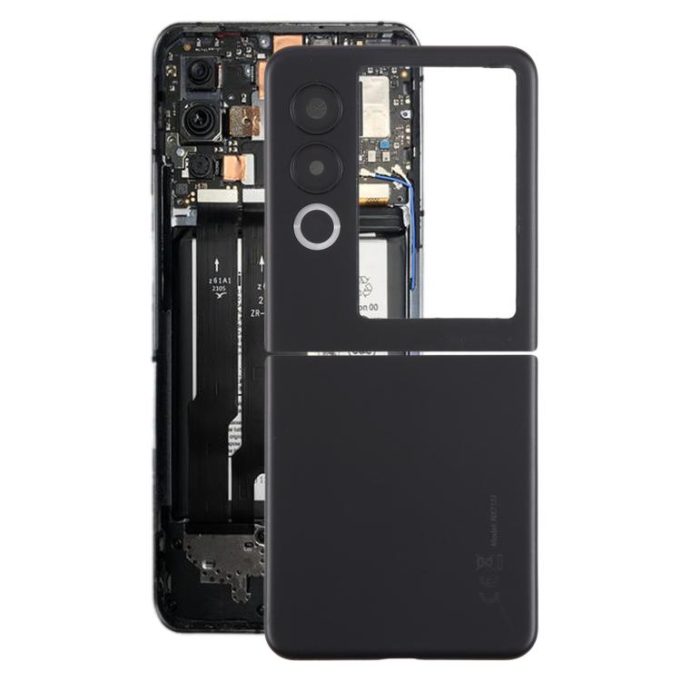 For ZTE Nubia Flip2 5G NX732J Back Cover (Black) - For ZTE by buy2fix | Online Shopping UK | buy2fix