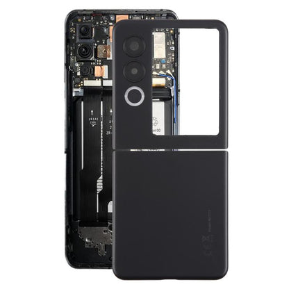 For ZTE Nubia Flip2 5G NX732J Back Cover (Black) - For ZTE by buy2fix | Online Shopping UK | buy2fix