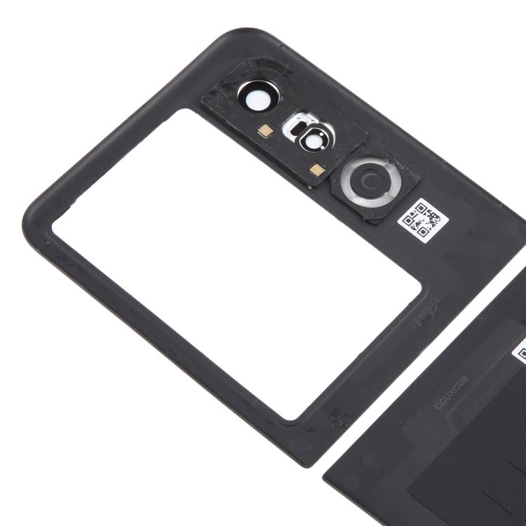 For ZTE Nubia Flip2 5G NX732J Back Cover (Black) - For ZTE by buy2fix | Online Shopping UK | buy2fix