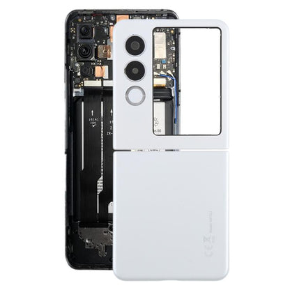 For ZTE Nubia Flip2 5G NX732J Back Cover (White) - For ZTE by buy2fix | Online Shopping UK | buy2fix